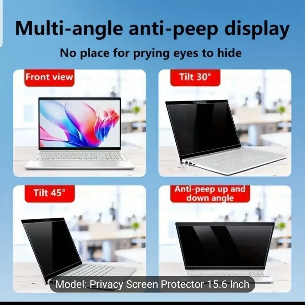 15.6-Inch Privacy Screen Protector for Laptops